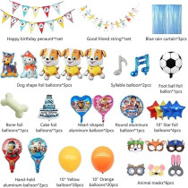 Brain Giggles Paw Birthday Party Decoration Set, 70Pcs