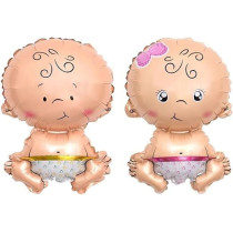 Brain Giggles Baby Shower Decoration, Balloons, Shower Decor Foil Balloons