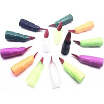 Brain Giggles 10pcs Witch Fake Finger Nails For Halloween Costume Party Favors, Multicolour