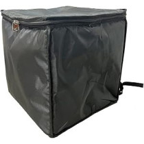 Bike Kit 2 IN 1 Food Delivery Backpack Top Loading Budget Bag for Restaurants And Motorcycle Deliveries, 40 x 40 cm, Black