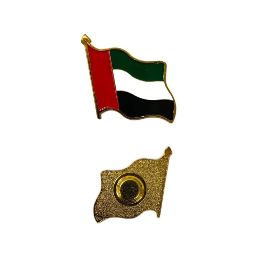 Brain Giggles UAE National day Flag Badge/Brooch/Pin Metal Badge of The UAE Flag
