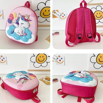 Brain Giggles Small School Bag For Kids, Cute 3D Unicorn Bag, Toddler Bag for Boys Girls, Preschool Bags For Girls, Small Backpack for Kindergarten, Unicorn Gift for Girls, Pink