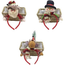 Brain Giggles Cute Christmas Headbands For Women And Girls Christmas Hair Accessories For Girls Kids Party Headwear Christmas Party Favors For kids