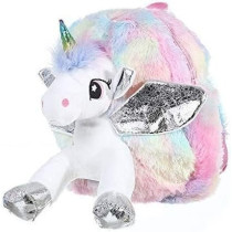 Brain Giggles Exclusive Unicorn Plush Bag Toy Doll School Bags For Unicorn Bag/Unicorn School Bags For Girls/Unicorn Soft Toys