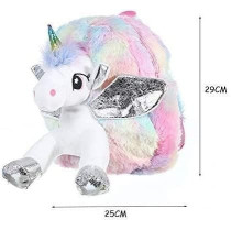 Brain Giggles Exclusive Unicorn Plush Bag Toy Doll School Bags For Unicorn Bag/Unicorn School Bags For Girls/Unicorn Soft Toys