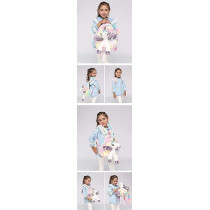Brain Giggles Exclusive Unicorn Plush Bag Toy Doll School Bags For Unicorn Bag/Unicorn School Bags For Girls/Unicorn Soft Toys