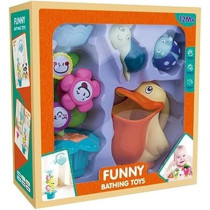 Brain Giggles Baby Bath Toy Set Flower Waterfall Water Station Fun Animal Bath Toys For Kids Toddlers Bath Time Learning Toy, Flower