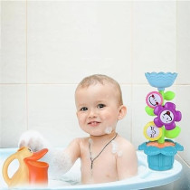 Brain Giggles Baby Bath Toy Set Flower Waterfall Water Station Fun Animal Bath Toys For Kids Toddlers Bath Time Learning Toy, Flower