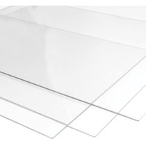 Brain Giggles 9 Pcs of Clear Polycarbonate Sheet, 1mm Thickness High Impact Resistance And Optical Clarity Transparent Plastic Material For DIY Projects, Glazing, Protective Shields, And Signage (44 x 44 cm) (9)