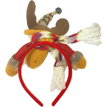 Brain Giggles Cute Christmas Headbands For Women And Girls Christmas Hair Accessories For Girls Kids Party Headwear Christmas Party Favors For Kids, 17 x 27cm
