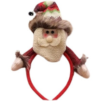 Brain Giggles Cute Christmas Headbands For Women And Girls Christmas Hair Accessories For Girls Kids Party Headwear Christmas Party Favors For Kids, Red