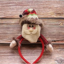 Brain Giggles Cute Christmas Headbands For Women And Girls Christmas Hair Accessories For Girls Kids Party Headwear Christmas Party Favors For Kids, Red