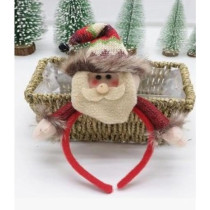 Brain Giggles Cute Christmas Headbands For Women And Girls Christmas Hair Accessories For Girls Kids Party Headwear Christmas Party Favors For Kids, Red