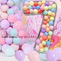 Brain Giggles 65-Inch Silver Number Foil Balloons Helium Mylar Balloons For Birthday, Anniversary And Party Decorations (Number 7)