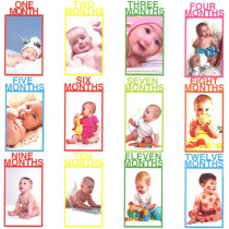 Brain Giggles Brain Giggles 1-12 Month Photo Banner For 1St Birthday Decorations, 1St Birthday Photo Banner (Multi Color)