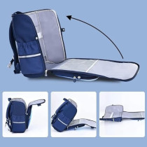 Brain Giggles 14 Inch Kids School Bag For Boys And Girls, Navy Blue