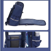 Brain Giggles 14 Inch Kids School Bag For Boys And Girls, Navy Blue