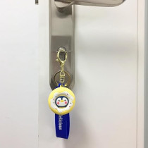Brain Giggles Kawaii Key Chains For Girls Cute Pendant Cartoon Keyrings Anime Doll Silicone Key Holder For Bag Jewelry Car Keyring Christmas Birthday Gift, Donut Yellow