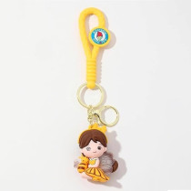 Brain Giggles Kawaii Key Chains For Girls Cute Pendant Cartoon Keyrings Anime Doll Silicone Key Holder For Bag Jewelry Car Keyring Christmas Birthday Gift, Yellow Bee