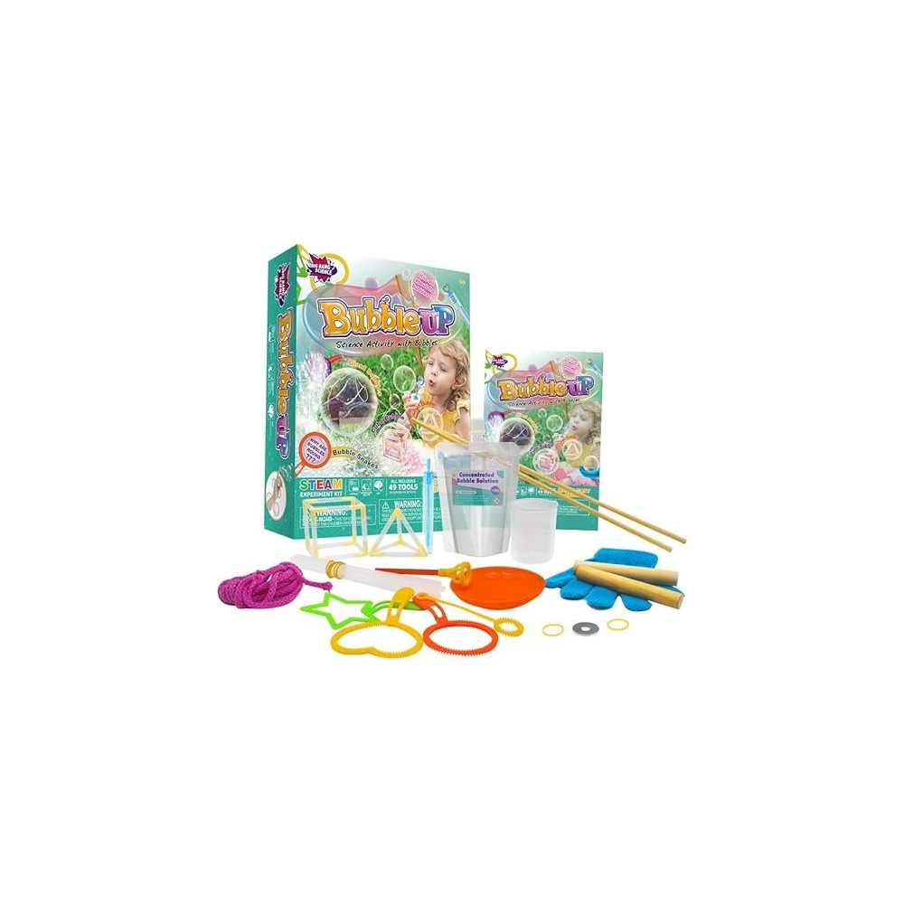 Brain Giggles Science Experiment Kit For Kids, Stem Toys For Boy Girls (Bubble Up)