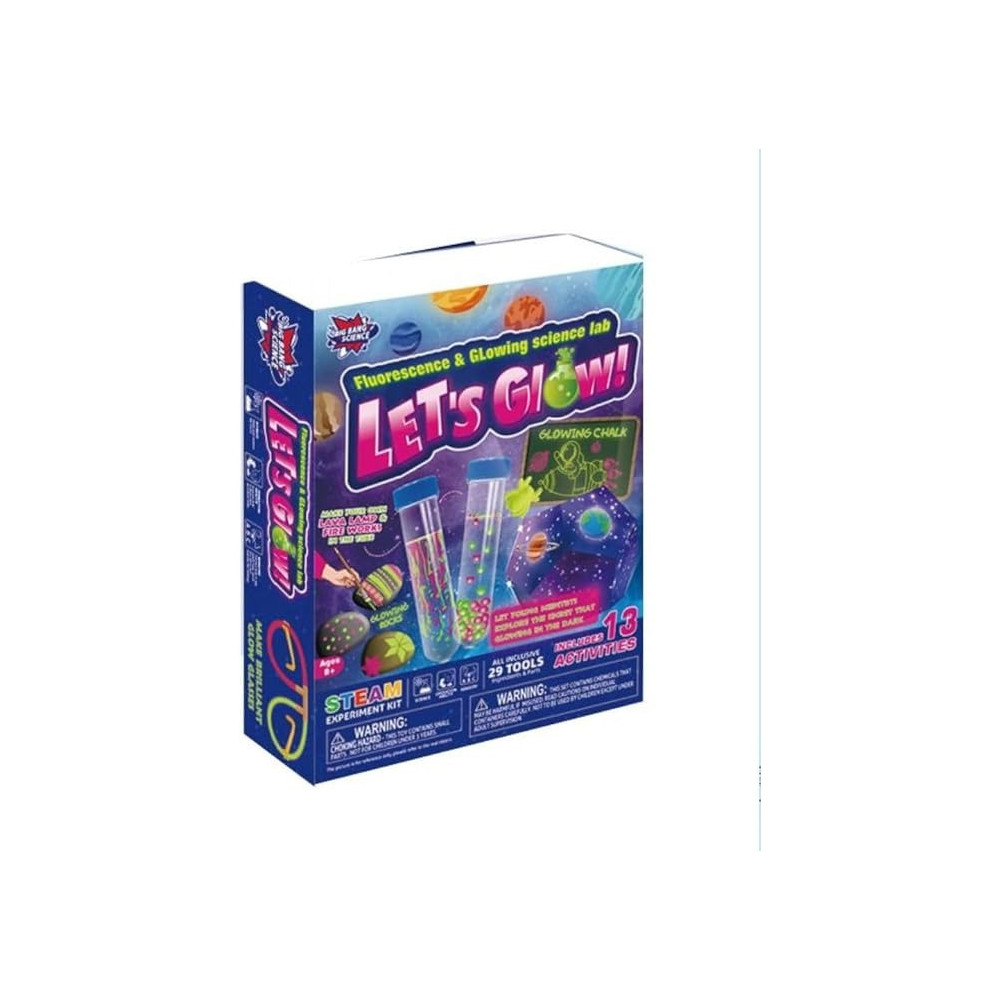Brain Giggles Science Experiment Kit For Kids, Stem Toys For Boy Girls (Fluorescence And Glowing Science Lab)