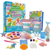 Brain Giggles Science Experiment Kit For Kids, Stem Toys For Boy Girls (Ocean Breeze Soap Making Kit)