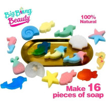Brain Giggles Science Experiment Kit For Kids, Stem Toys For Boy Girls (Ocean Breeze Soap Making Kit)