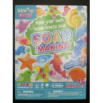 Brain Giggles Science Experiment Kit For Kids, Stem Toys For Boy Girls (Ocean Breeze Soap Making Kit)