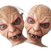 Brain Giggles Halloween Scary Mask, Durable, Adjustable Full Face Costume Mask For Men And Women, Gollum Mask