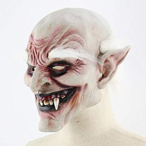 Brain Giggles Halloween Scary Mask, Durable, Adjustable Full Face Costume Mask For Men And Women, Old Vampire Mask