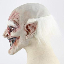 Brain Giggles Halloween Scary Mask, Durable, Adjustable Full Face Costume Mask For Men And Women, Old Vampire Mask