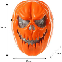 Brain Giggles Halloween Scary Mask, Durable, Adjustable Full Face Costume Mask For Men & Women, Masquerade & Cosplay Party Face Cover For Adults