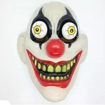 Brain Giggles Halloween Scary Mask, Durable, Adjustable Full Face Costume Mask For Men And Women, Scary Clown Mask