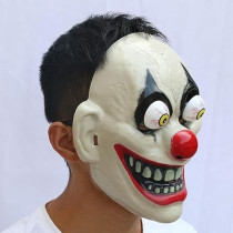 Brain Giggles Halloween Scary Mask, Durable, Adjustable Full Face Costume Mask For Men And Women, Scary Clown Mask