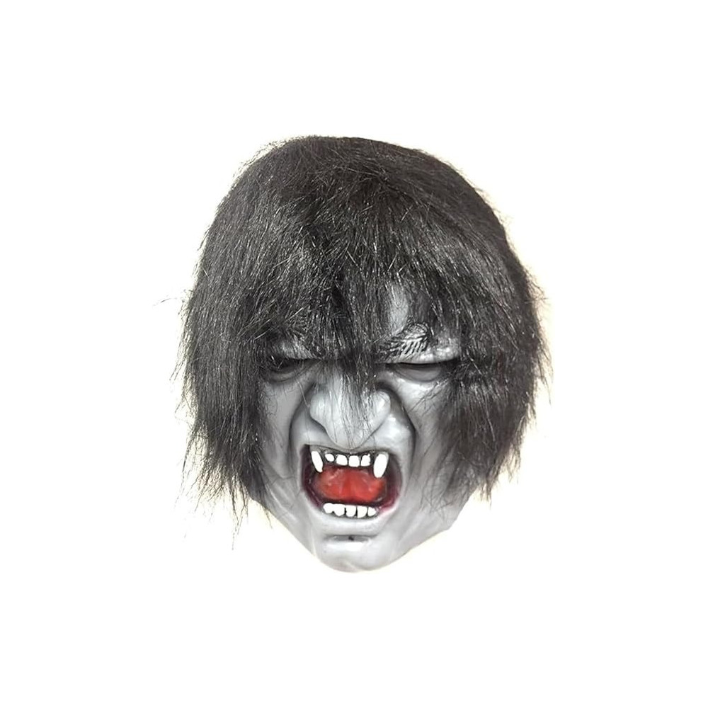 Brain Giggles Halloween Scary Mask, Durable, Adjustable Full Face Costume Mask For Men And Women, Scary Wolf Mask