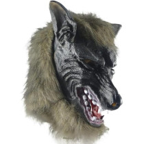Brain Giggles Halloween Scary Mask, Durable, Adjustable Full Face Costume Mask For Men And Women, Ware Wolf Mask