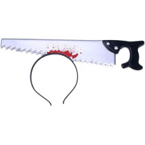Brain Giggles Halloween Scary Fake Weapon Headband/Headwear For Kids Adults Horror Fancy Party