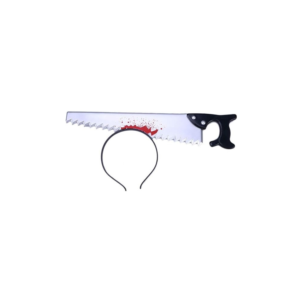 Brain Giggles Halloween Scary Fake Weapon Headband/Headwear For Kids Adults Horror Fancy Party