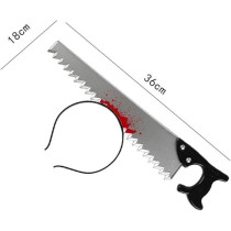 Brain Giggles Halloween Scary Fake Weapon Headband/Headwear For Kids Adults Horror Fancy Party