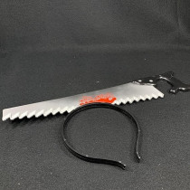 Brain Giggles Halloween Scary Fake Weapon Headband/Headwear For Kids Adults Horror Fancy Party
