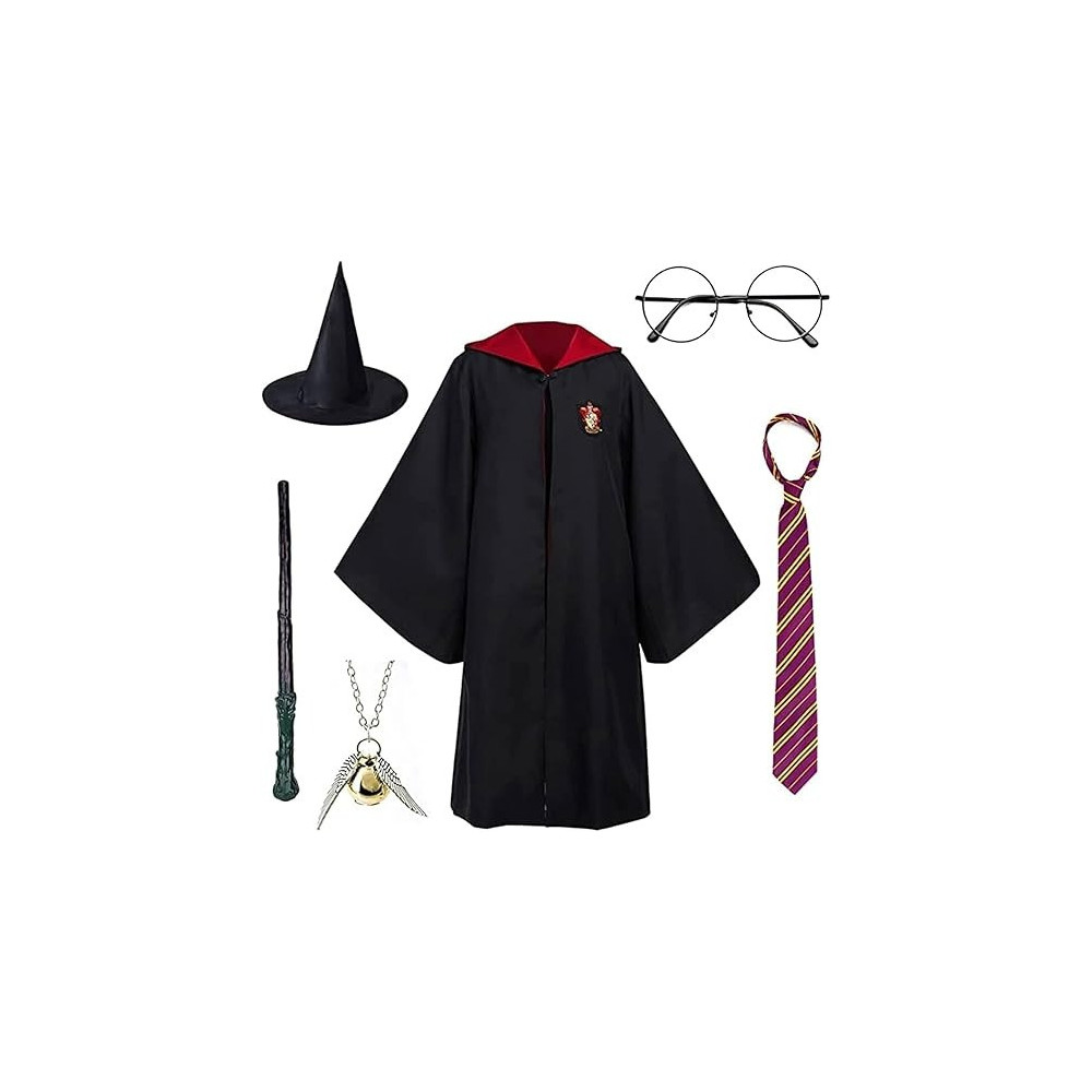 Brain Giggles Harry Potter Costume, Book Character Costumes For Boys And Girls, Cosplay Costume For Kids (Large)