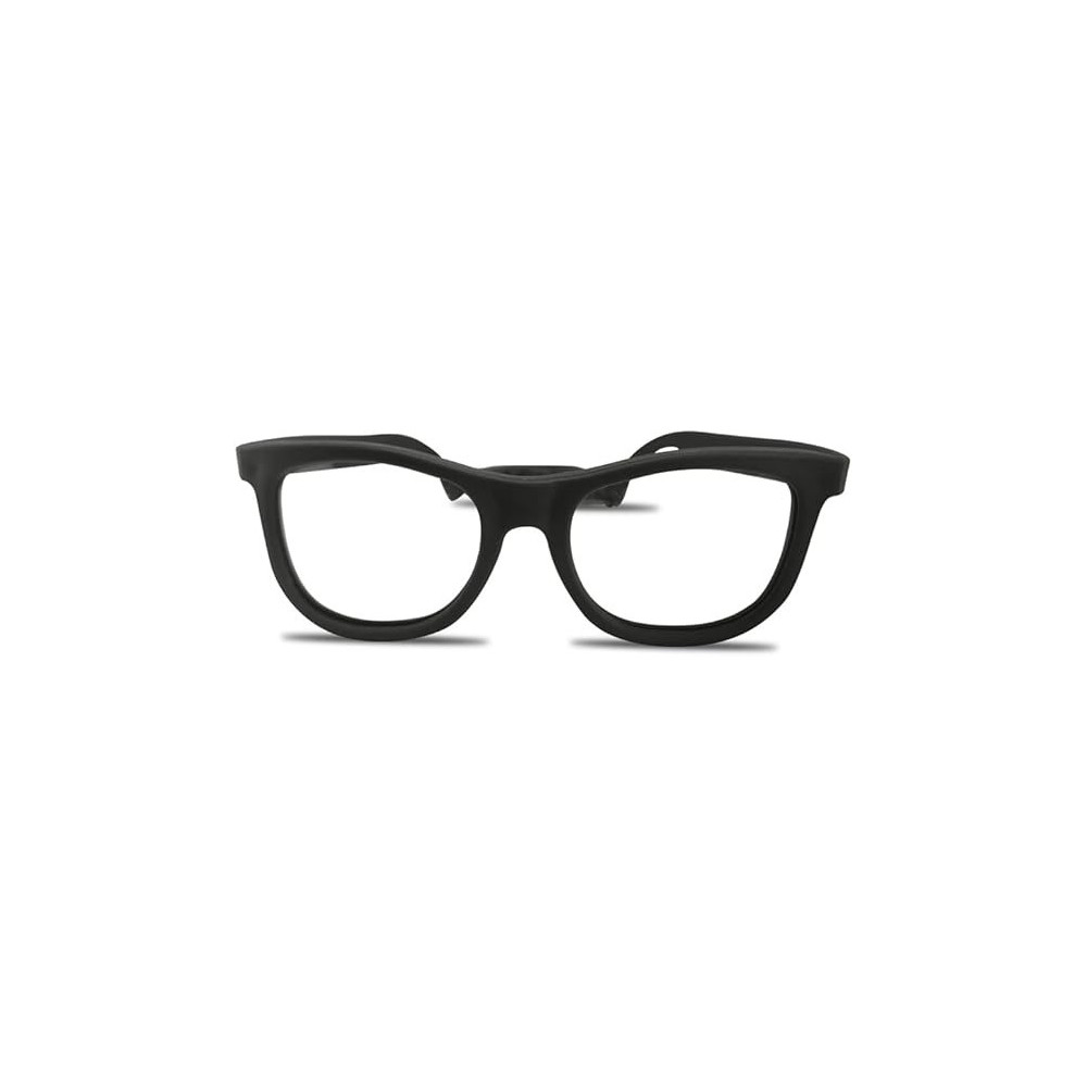 Kids Eyeglasses With Adjustable Strap And Hard Case, Unbreakable, Durable, Flexible Frames, Cr-01, Black