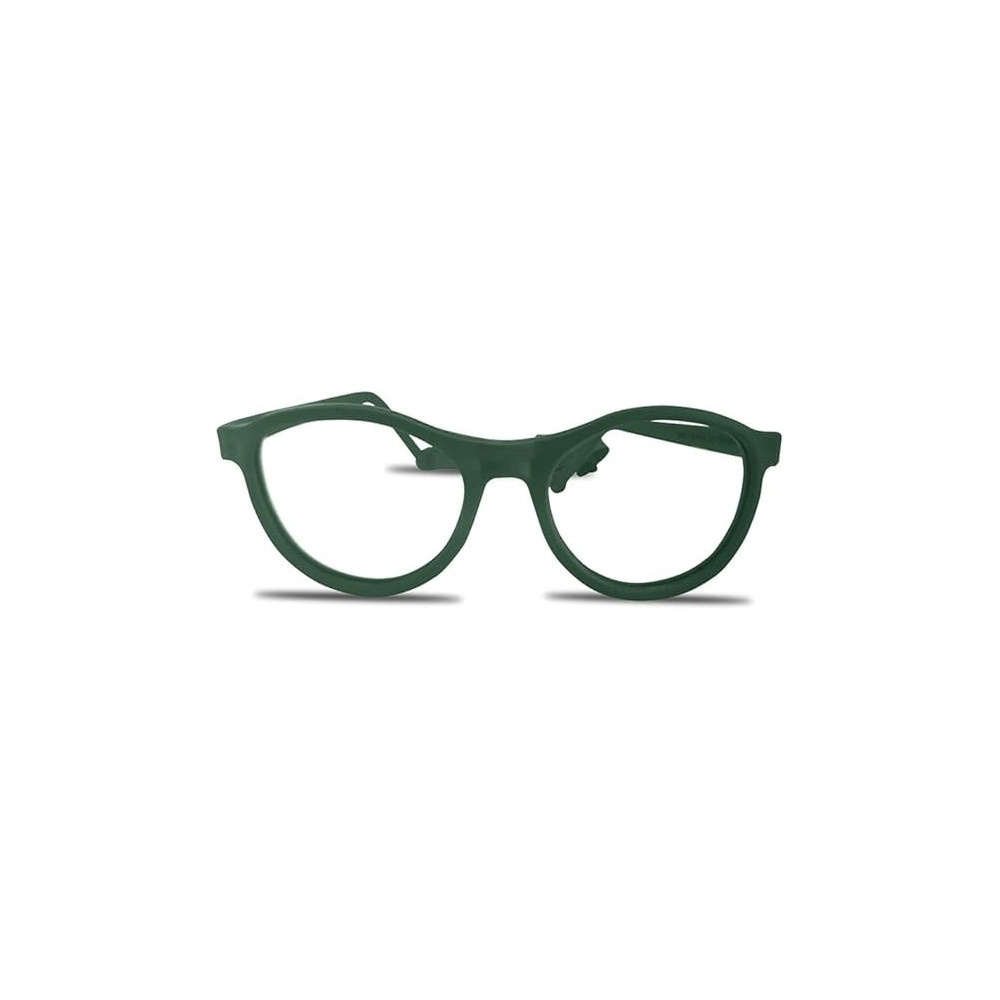Kids Eyeglasses With Adjustable Strap And Hard Case, Unbreakable, Durable, Flexible Frames, Cr-01, Green