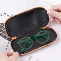 Kids Eyeglasses With Adjustable Strap And Hard Case, Unbreakable, Durable, Flexible Frames, Cr-01, Green