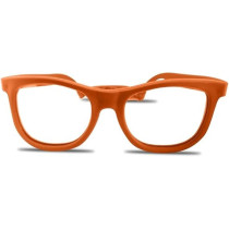 Kids Eyeglasses With Adjustable Strap And Hard Case, Unbreakable, Durable, Flexible Frames, Cr-01, Orange