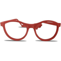 Kids Eyeglasses With Adjustable Strap And Hard Case, Unbreakable, Durable, Flexible Frames, Cr-01, Red
