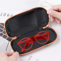 Kids Eyeglasses With Adjustable Strap And Hard Case, Unbreakable, Durable, Flexible Frames, Cr-01, Red