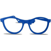 Kids Eyeglasses With Adjustable Strap And Hard Case, Unbreakable, Durable, Flexible Frames, Cr-01, Blue