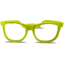 Kids Eyeglasses With Adjustable Strap And Hard Case, Unbreakable, Durable, Flexible Frames, Cr-01, Yellow
