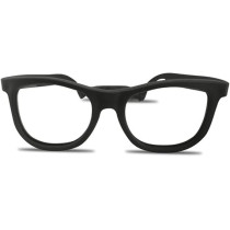 Kids Eyeglasses With Adjustable Strap And Hard Case, Unbreakable, Durable, Flexible Frames, Cr-03, Black